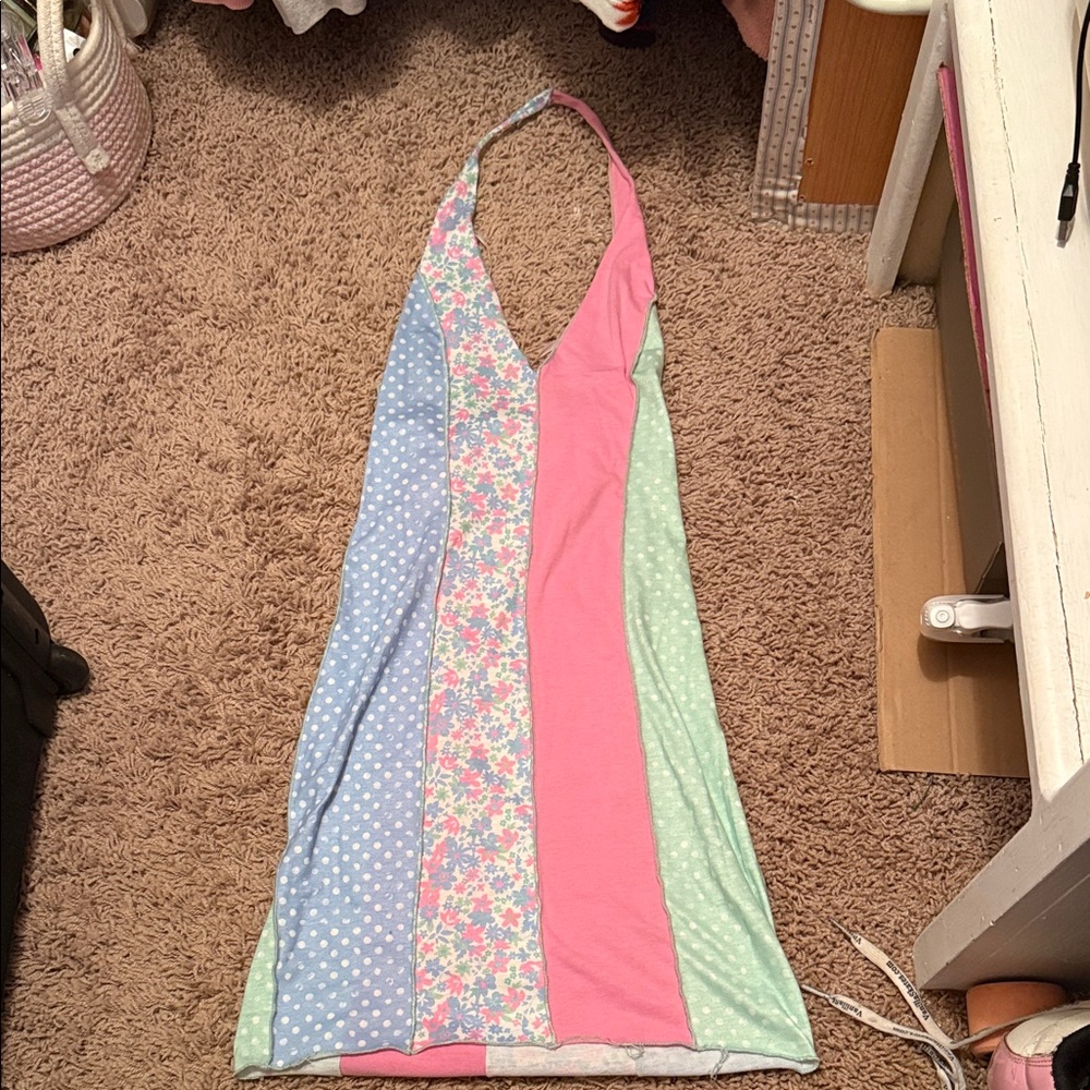 Princess Polly Multicolor Halter Dress